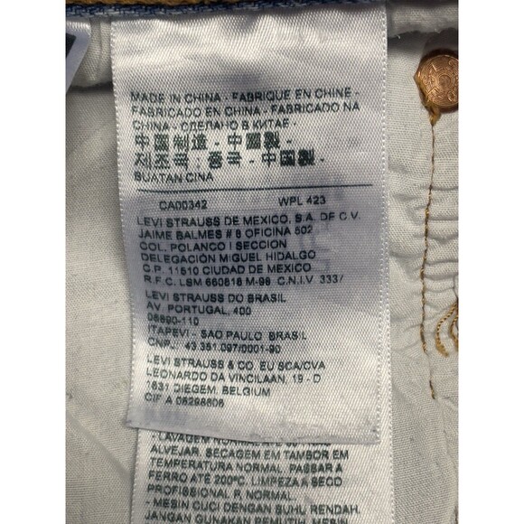 Levi's Premium Ribcage Split Flare Women's Size 30 Buttonfly High-Rise Jeans - Picture 9 of 16